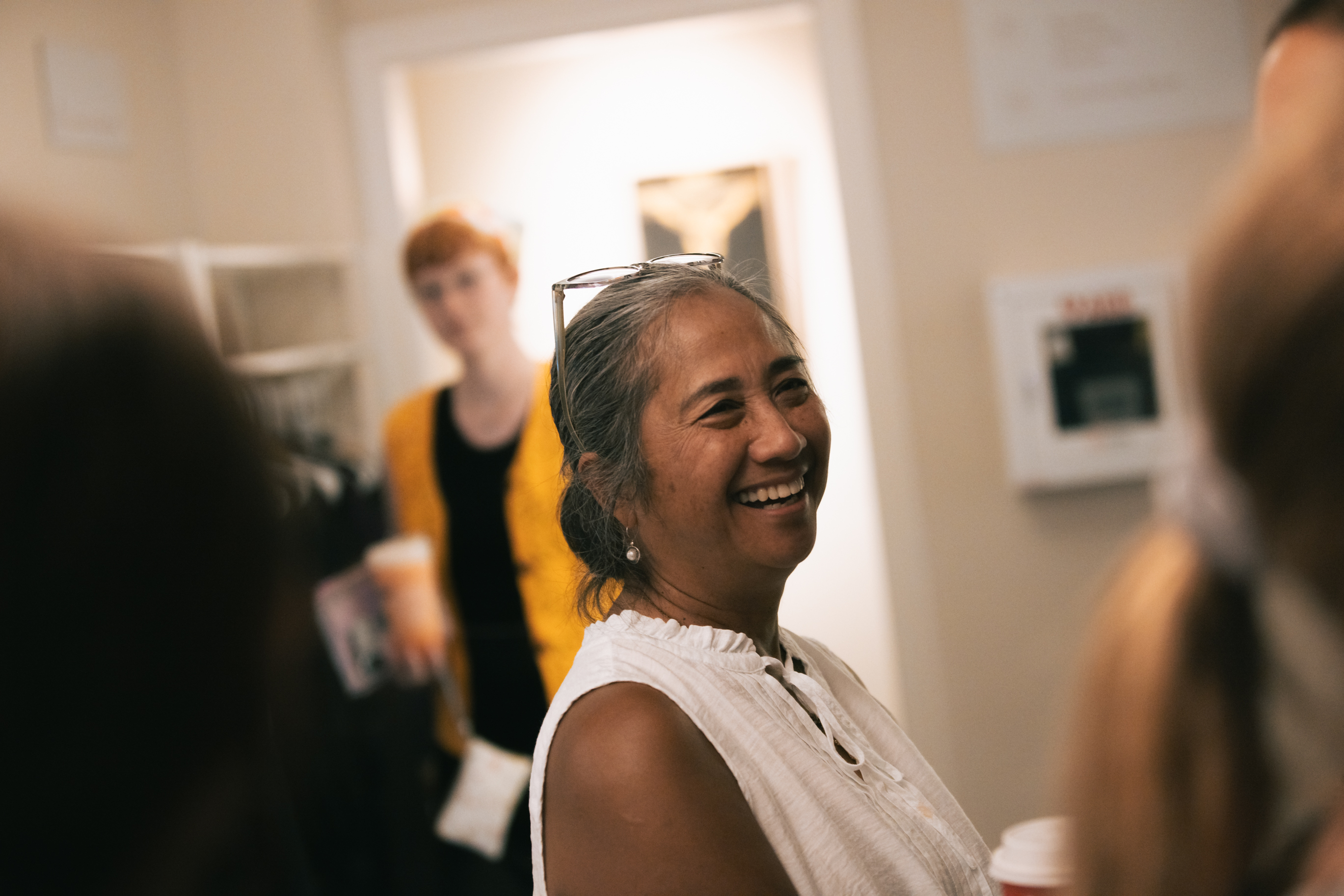 Fellowship and conversation at University Lutheran Chapel
