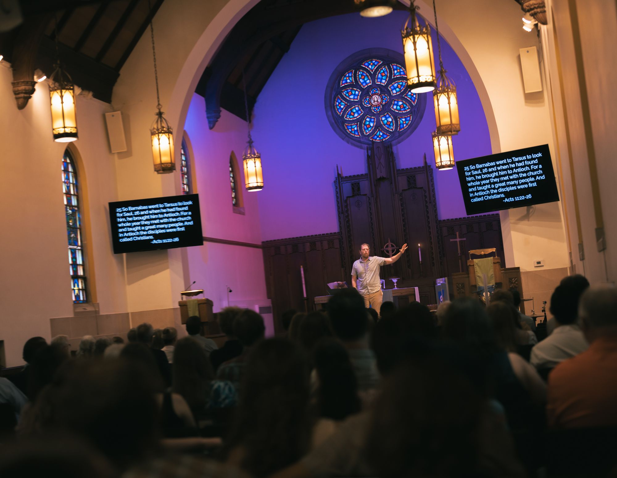 Worship in the ULC chapel